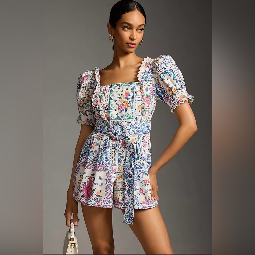 FARM Rio Multicolor Floral Jumpsuit